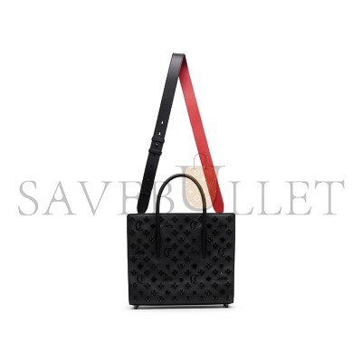 CHRISTIAN LOUBOUTIN PALOMA S MEDIUM LOUBINTHESKY BLACK BAG 3195275B253 (30*26*14cm)